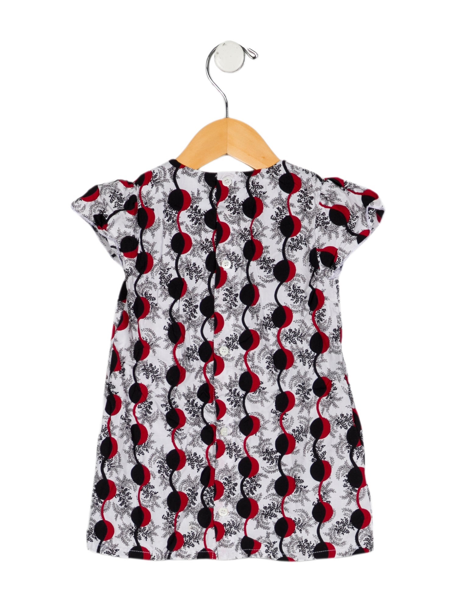 Marni Infant Girls' Patterned Short Sleeve Dress