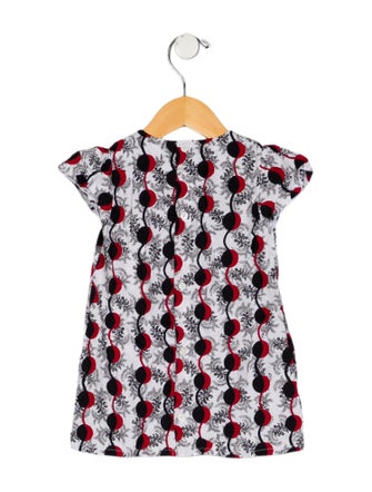 Marni Infant Girls' Patterned Short Sleeve Dress