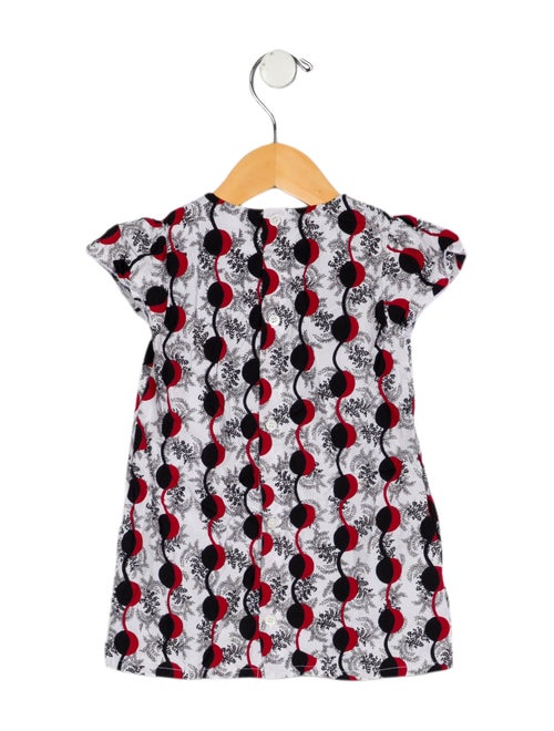 Marni Infant Girls' Patterned Short Sleeve Dress