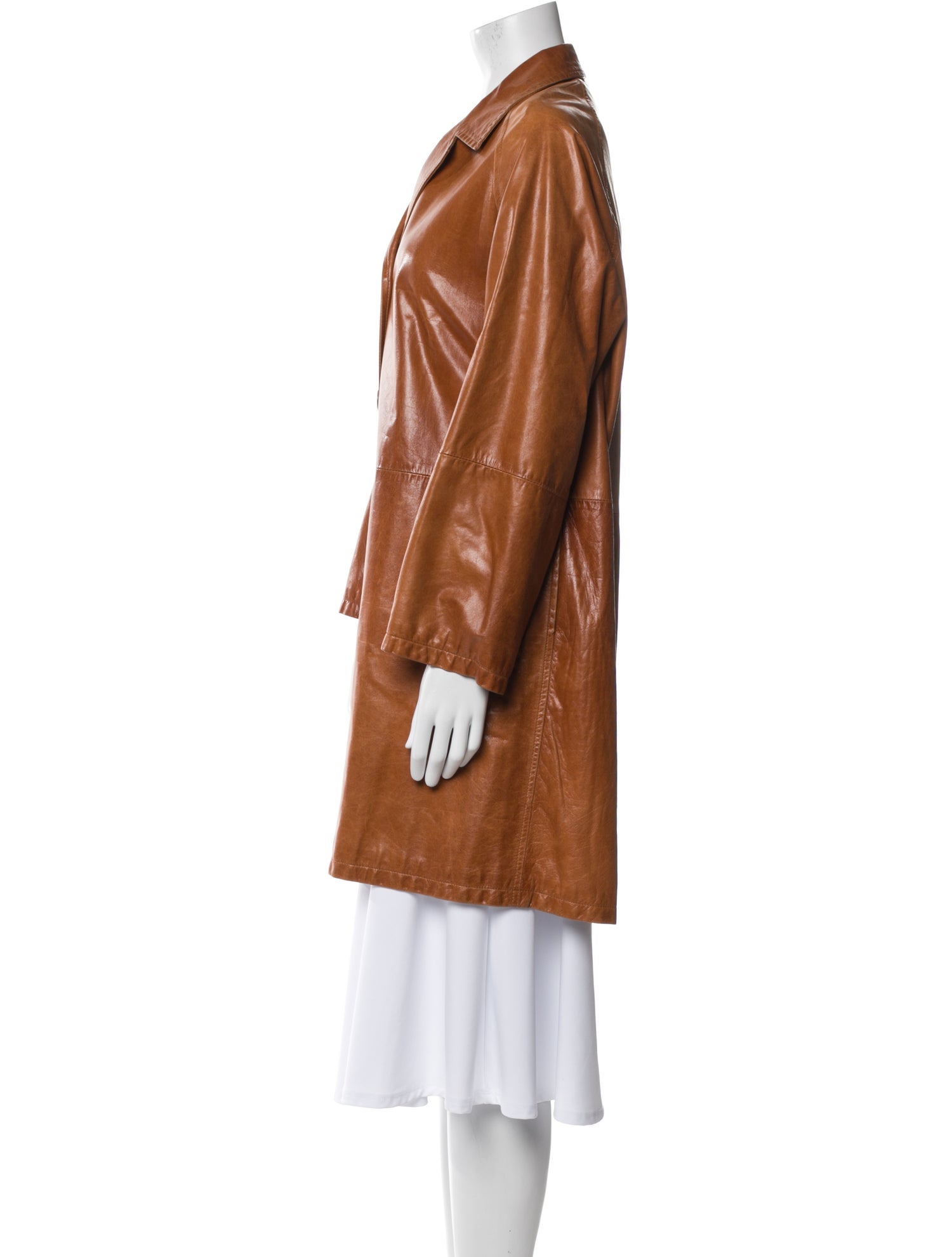 Marni Leather Trench Coat