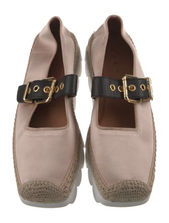 Marni Satin Braided Accents Espadrilles