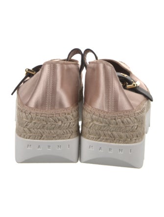 Marni Satin Braided Accents Espadrilles