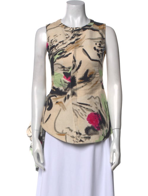 Marni Printed Crew Neck Top