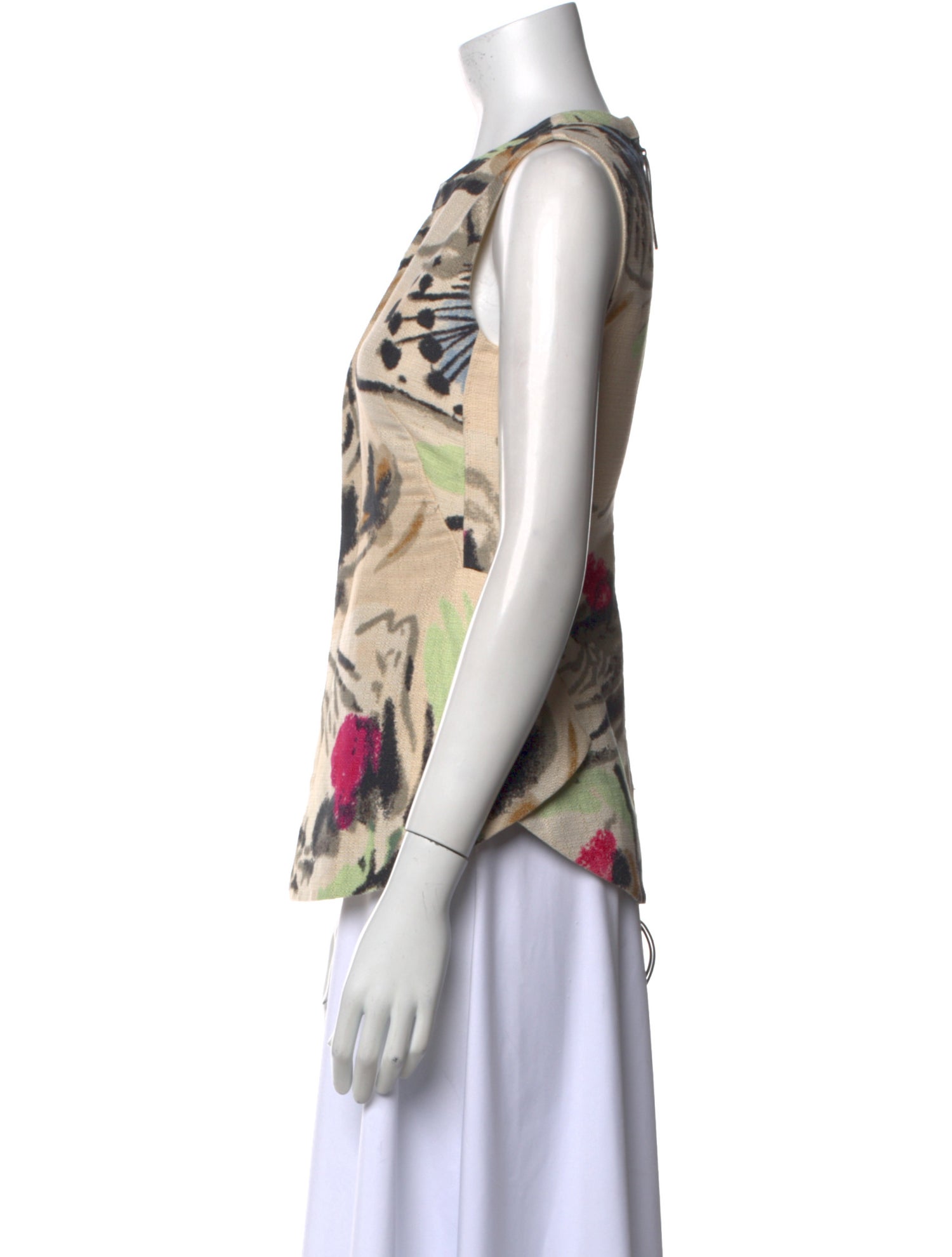 Marni Printed Crew Neck Top