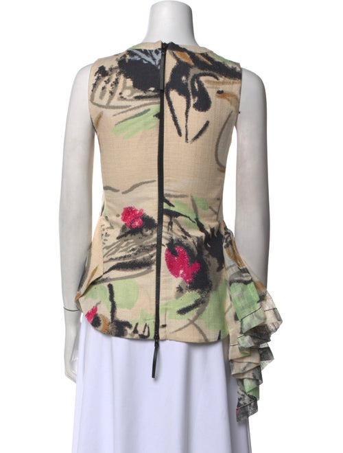 Marni Printed Crew Neck Top