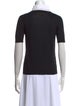 Marni Mock Neck Short Sleeve T-Shirt