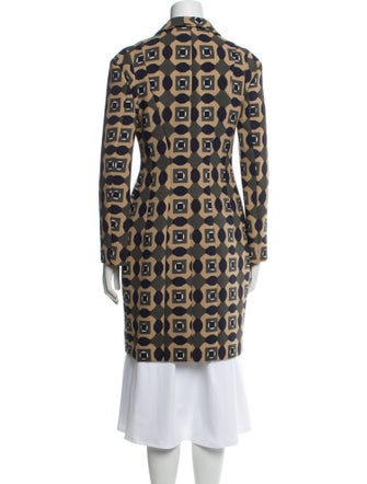 Marni Wool Printed Peacoat