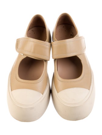 Marni Leather Mary Jane Flats