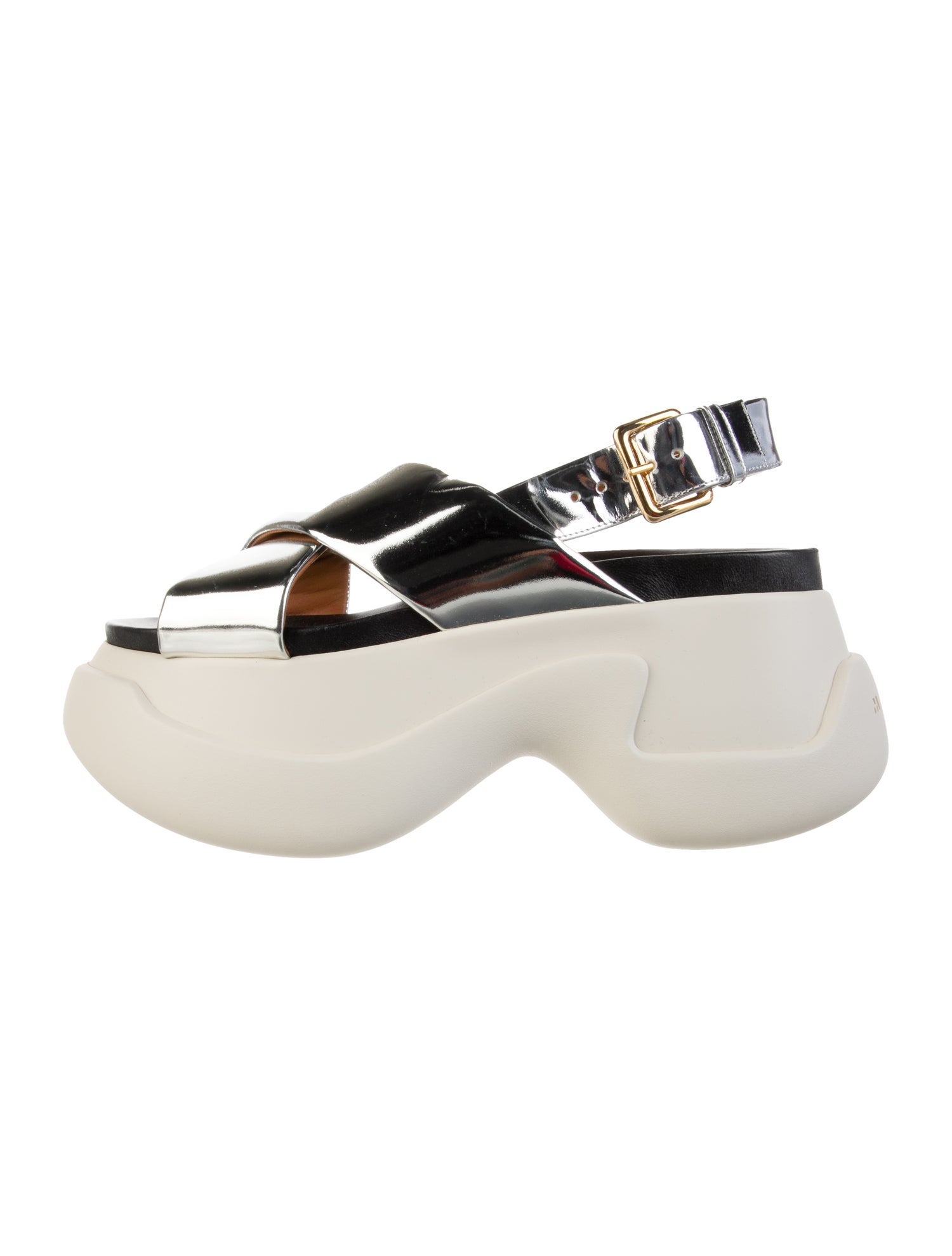 Marni Leather Slingback Sandals
