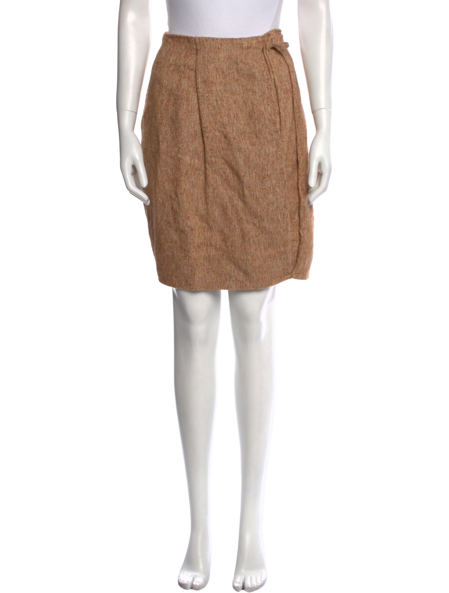 Marni Pleated Accents Knee-Length Skirt