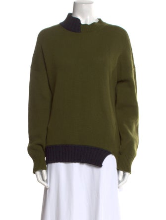 Marni Virgin Wool Mock Neck Sweater