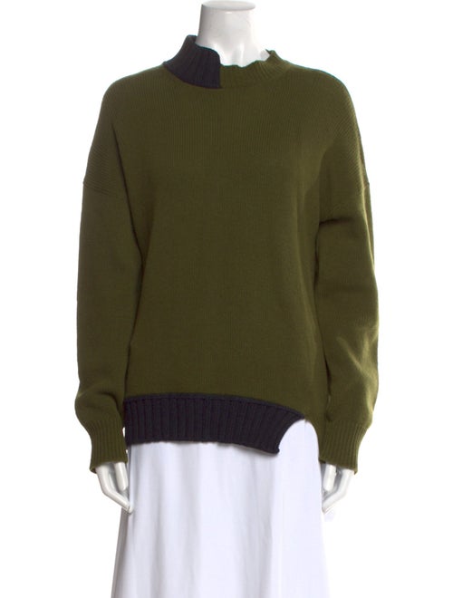 Marni Virgin Wool Mock Neck Sweater