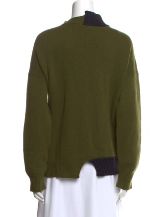 Marni Virgin Wool Mock Neck Sweater