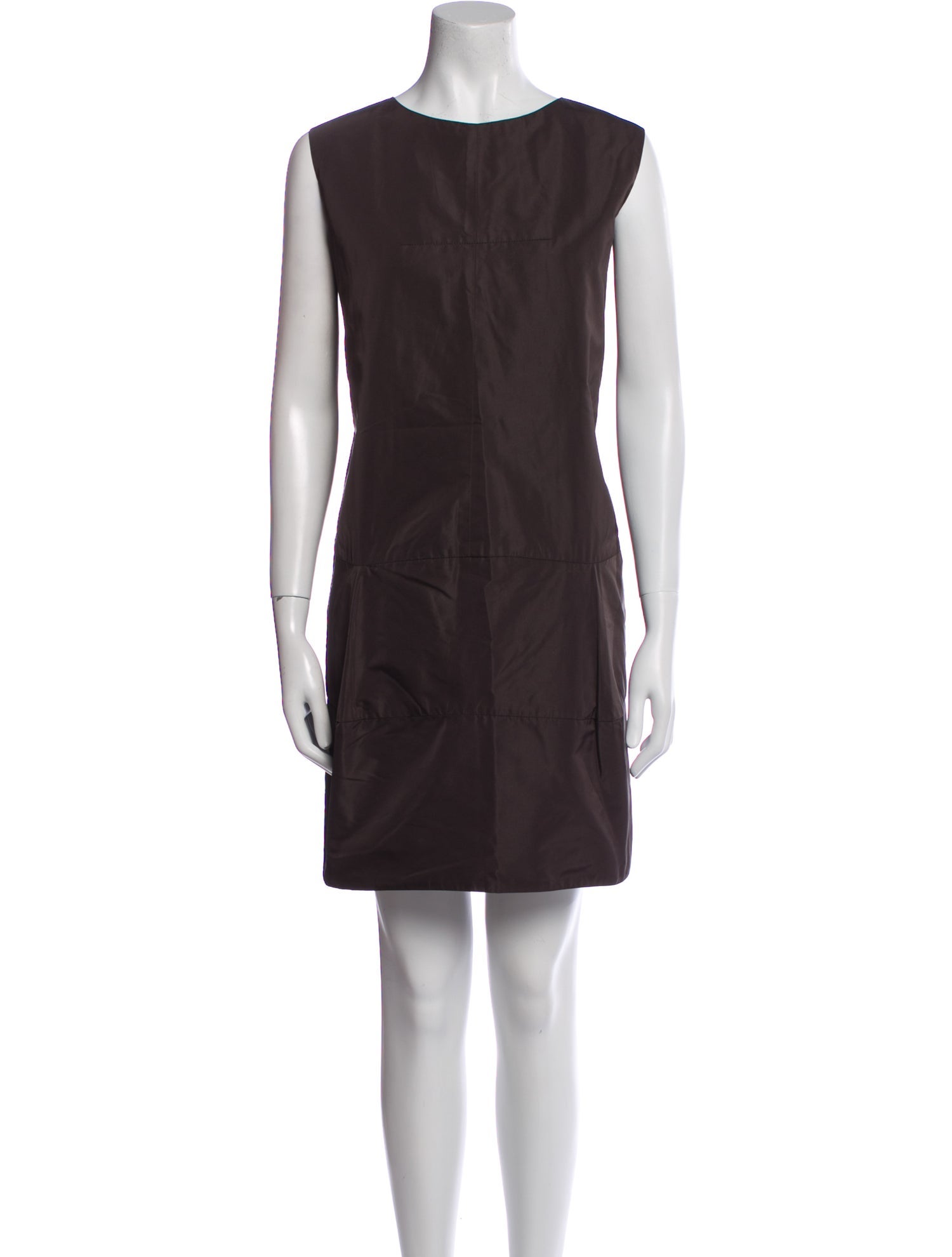 Marni Bateau Neckline Mini Dress