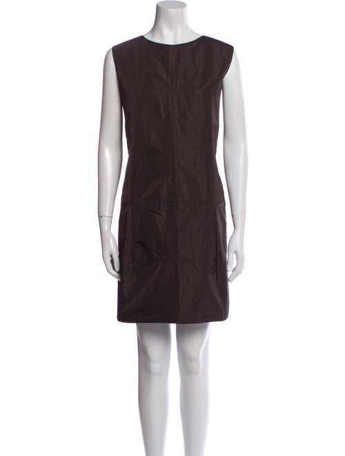 Marni Bateau Neckline Mini Dress