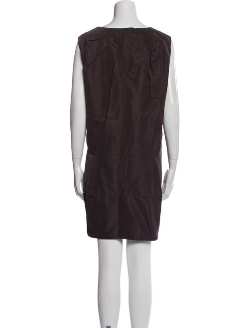 Marni Bateau Neckline Mini Dress