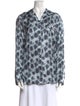 Marni Silk Animal Print Blouse