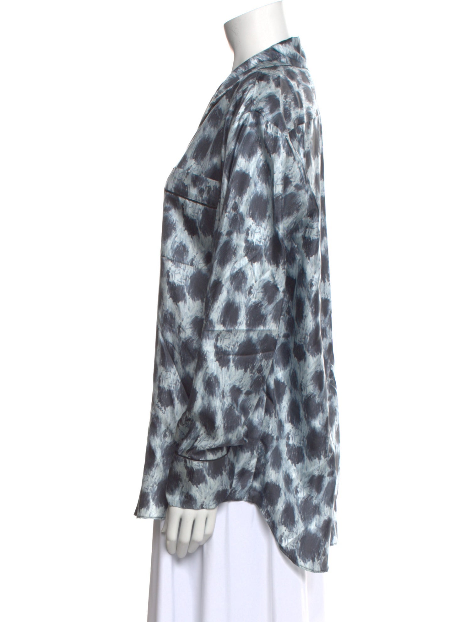Marni Silk Animal Print Blouse