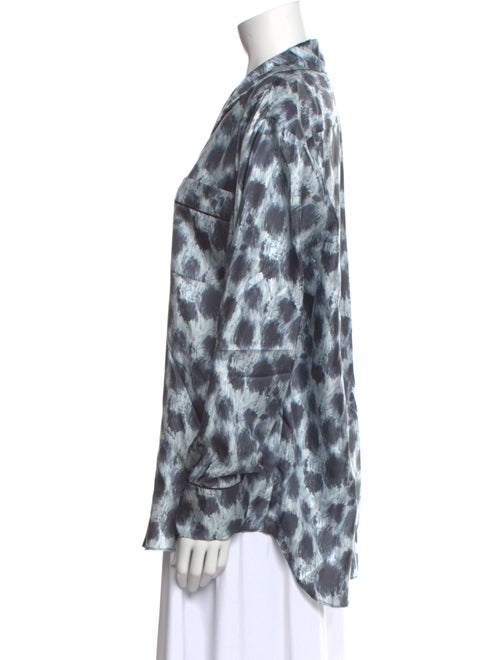 Marni Silk Animal Print Blouse