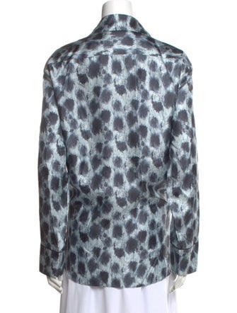 Marni Silk Animal Print Blouse