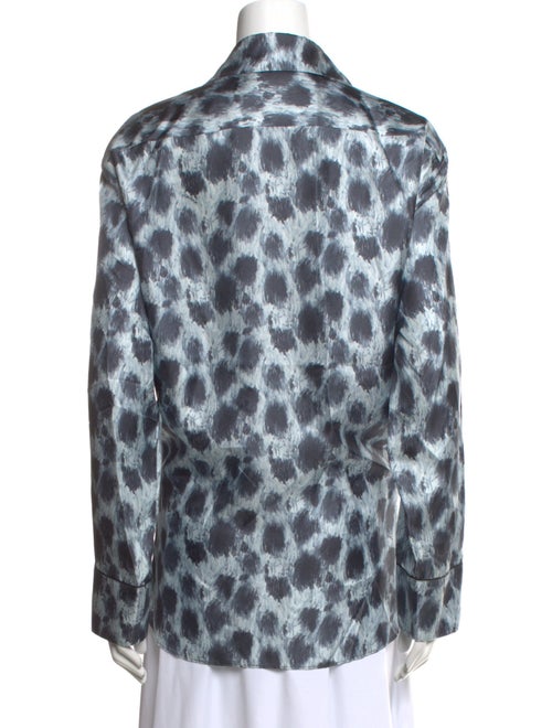 Marni Silk Animal Print Blouse