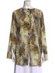 Marni Silk Animal Print Tunic