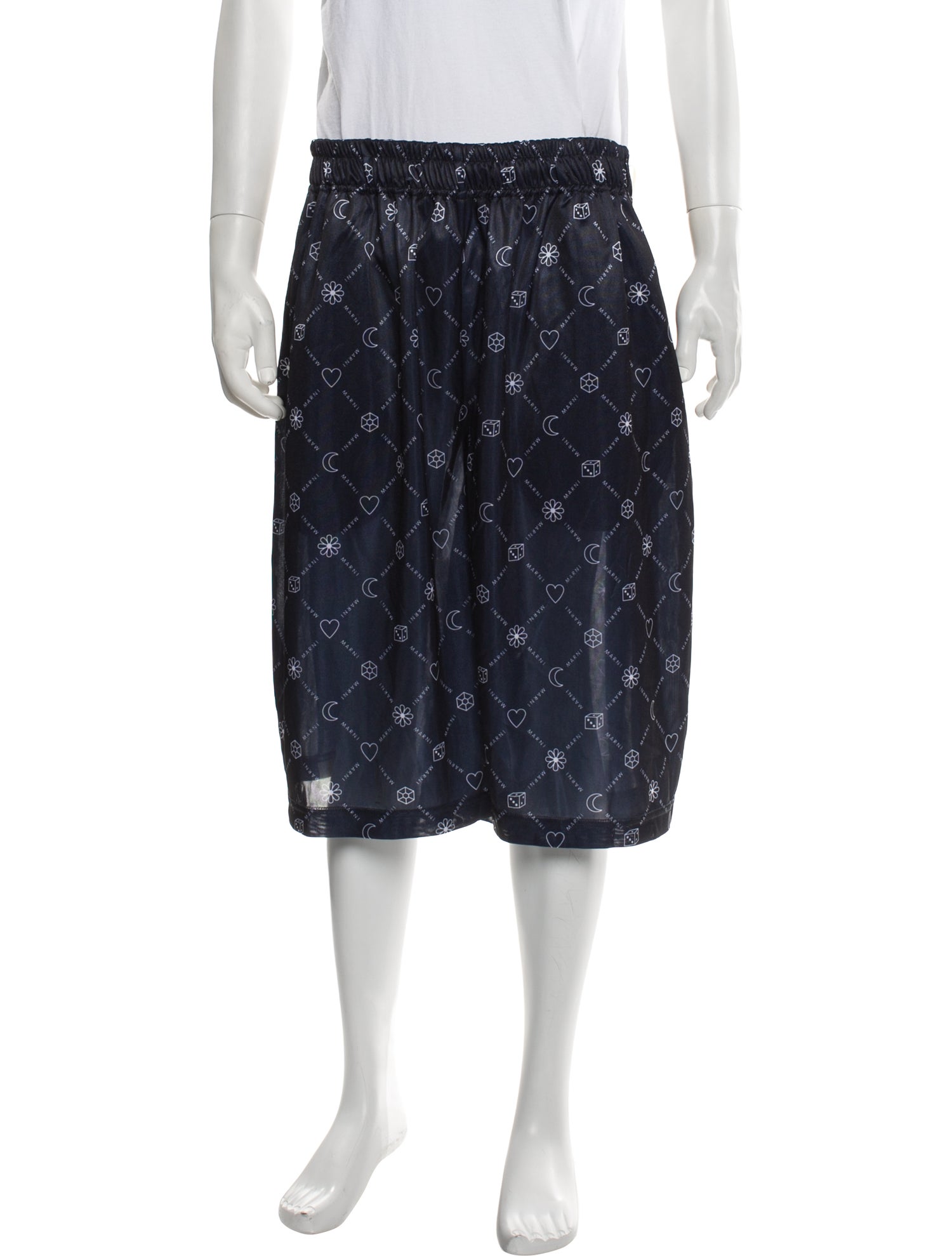Marni Printed Athletic Shorts w/ Tags