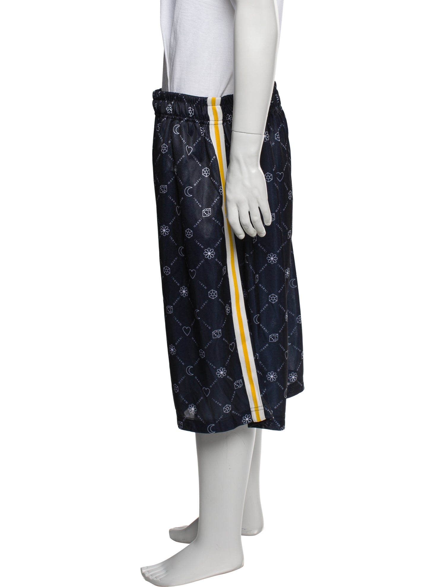 Marni Printed Athletic Shorts w/ Tags