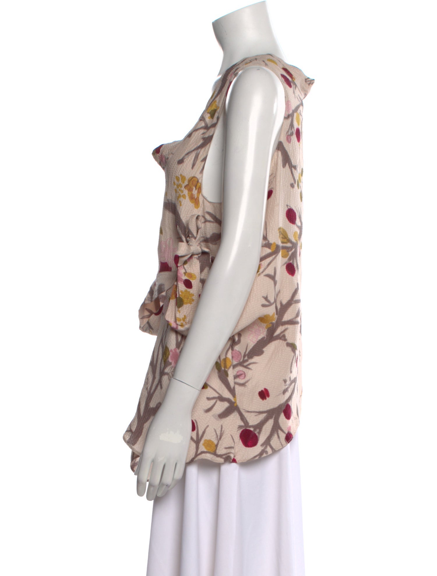 Marni Silk Floral Print Blouse