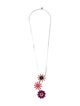 Marni Crystal & Enamel Pendant Necklace