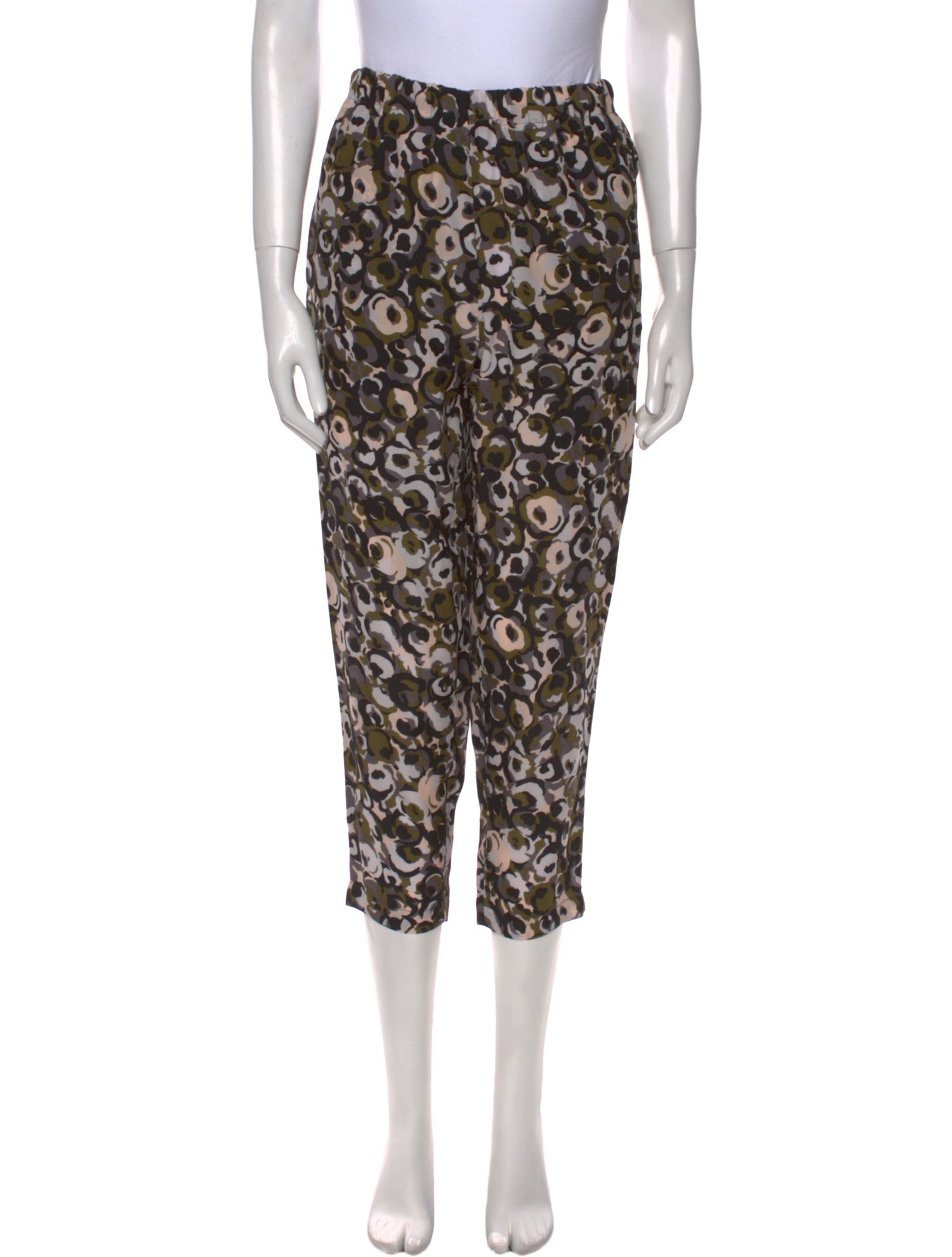 Marni Silk Straight Leg Pants