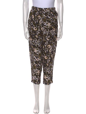 Marni Silk Straight Leg Pants