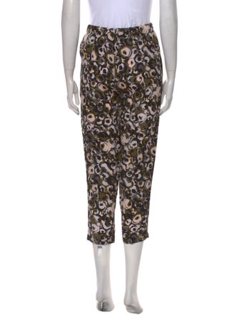 Marni Silk Straight Leg Pants