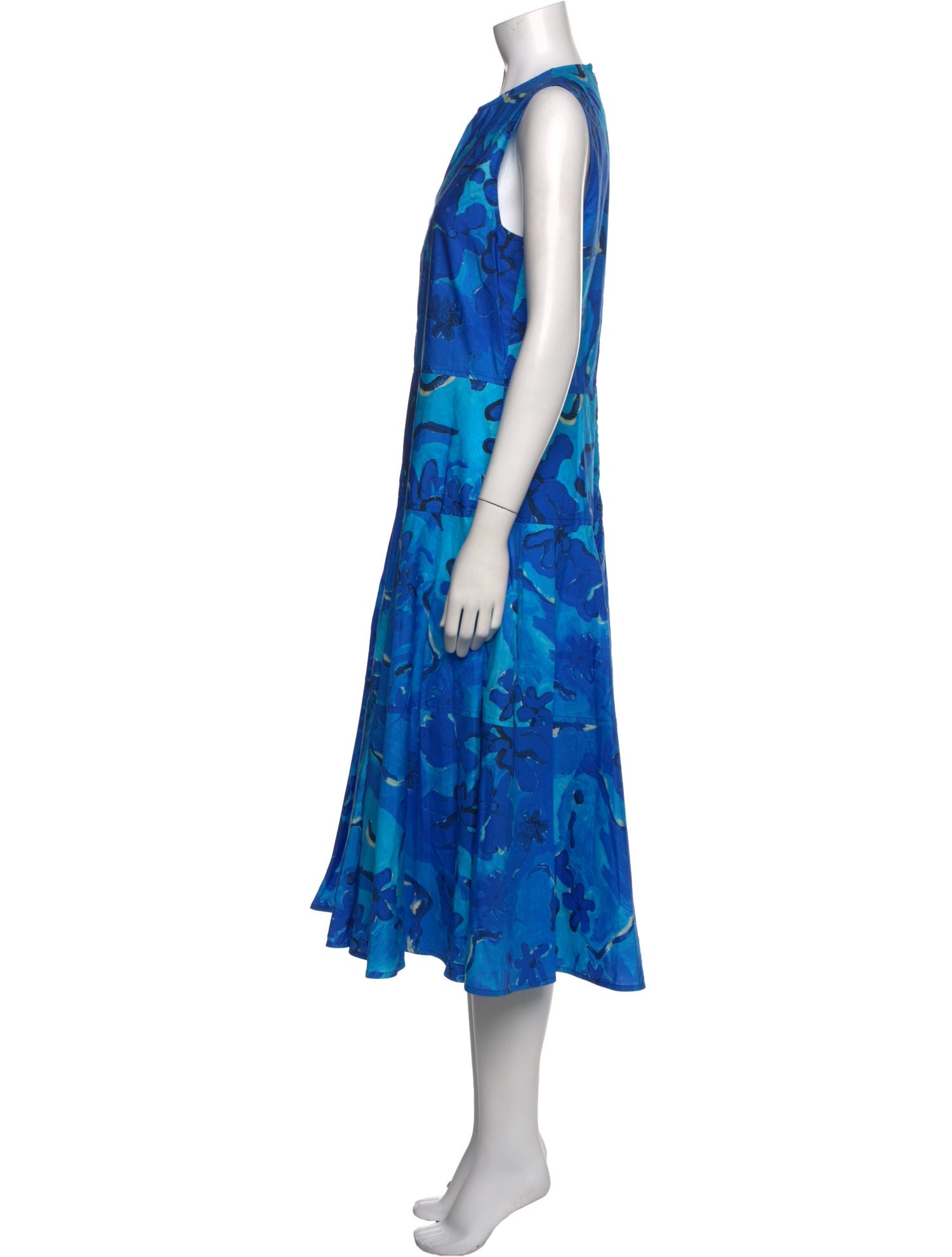 Marni x Flaminia Veronesi Floral Print Midi Length Dress