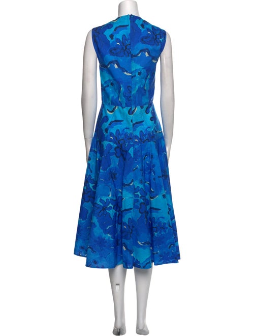 Marni x Flaminia Veronesi Floral Print Midi Length Dress