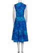 Marni x Flaminia Veronesi Floral Print Midi Length Dress