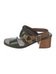 Marni Leather Colorblock Pattern Sandals