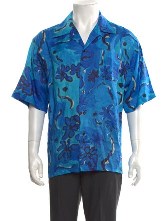 Marni Floral Print Short Sleeve Shirt