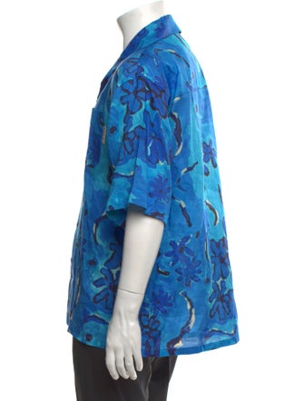 Marni Floral Print Short Sleeve Shirt