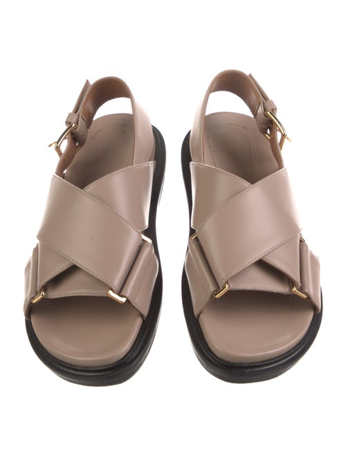 Marni Leather Slingback Sandals