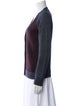 Marni Colorblock Pattern V-Neck Sweater