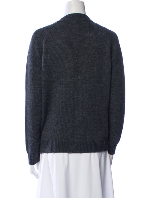 Marni Colorblock Pattern V-Neck Sweater