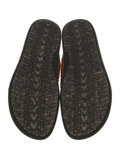 Marni Leather Leather Trim Embellishment Slingback Sandals