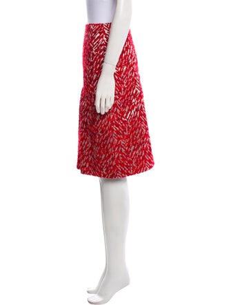 Marni Tweed Pattern Knee-Length Skirt