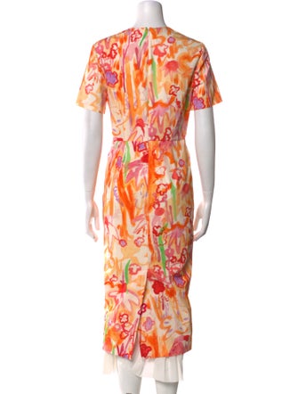 Marni Printed Long Dress