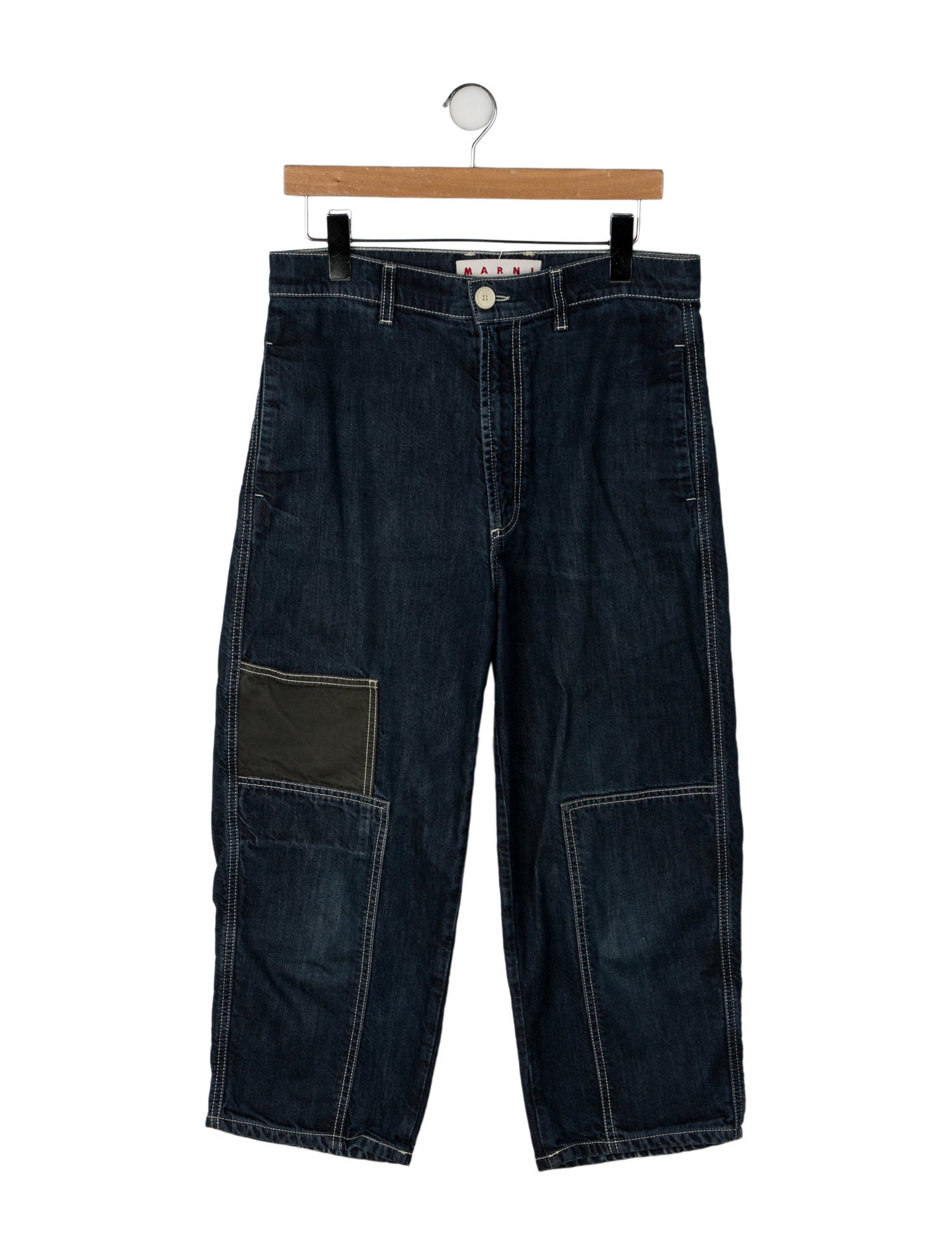 Marni High-Rise Straight Leg Jeans