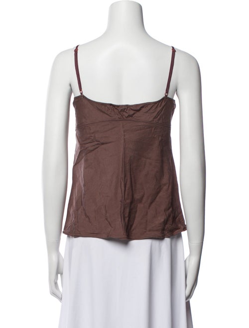 Marni Silk Square Neckline Top