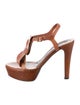 Marni Leather T-Strap Sandals