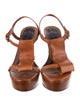 Marni Leather T-Strap Sandals