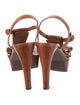 Marni Leather T-Strap Sandals